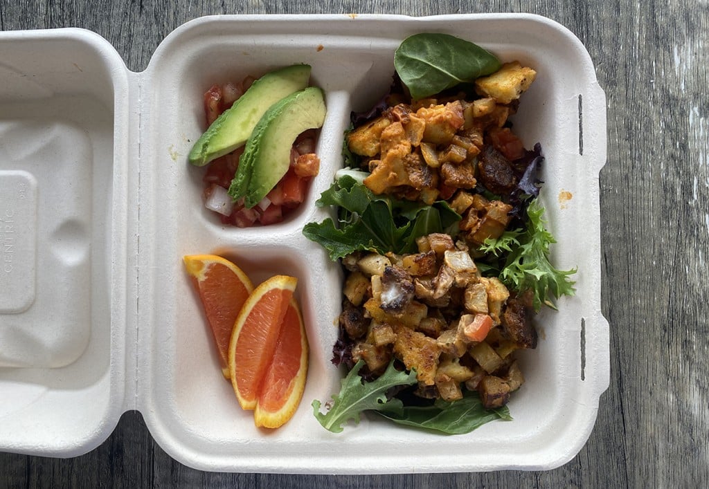 blondies vegan food truck Early Bird Breakfast Bowl