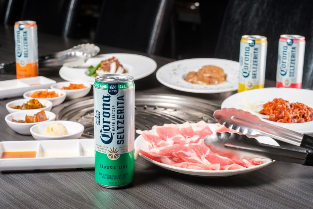 Gen Korean Bbq Spread Corona Seltzerita