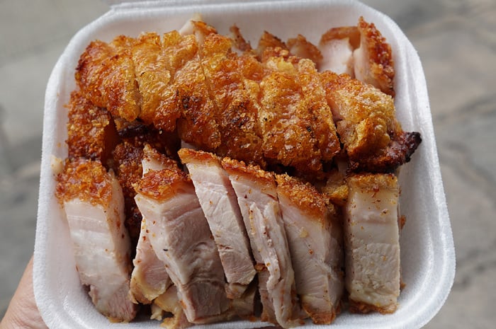 Plate of Chun's Meat Market Roast Pork
