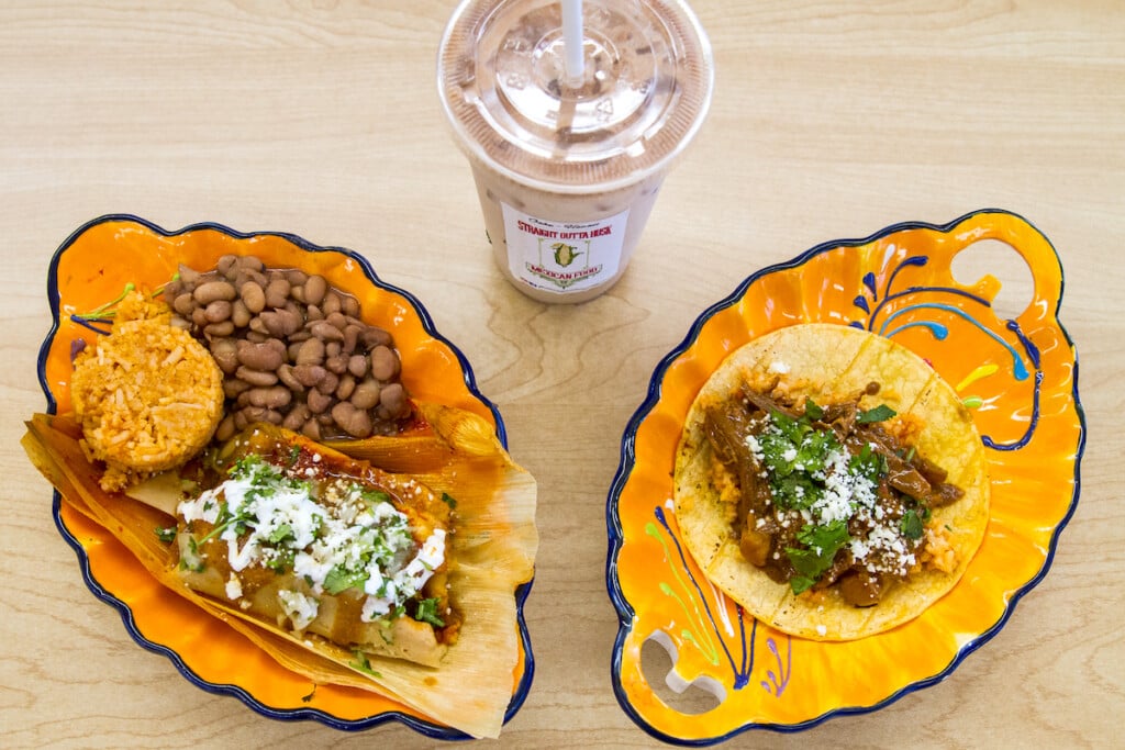 Straight Outta Husk Tamale And Mole Taco Pc Tracy Chan