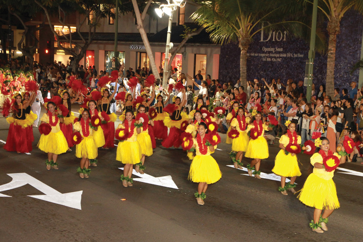 Waikiki Holiday Parade Hawaii All State Band 2013