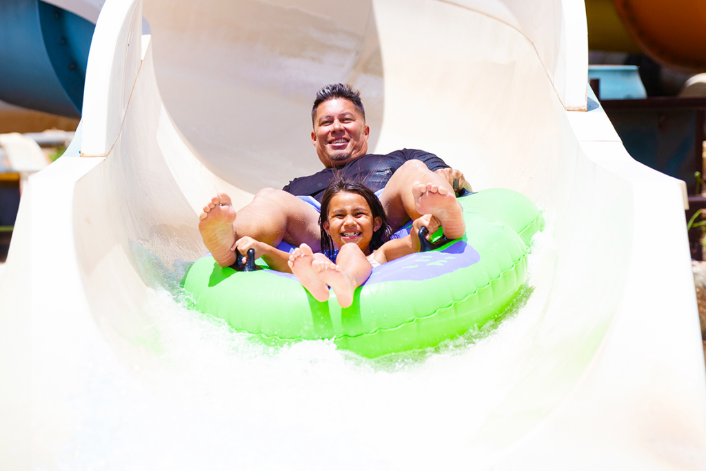 Dad And Daughter At Wet N Wild Photo Credit Wetnwild