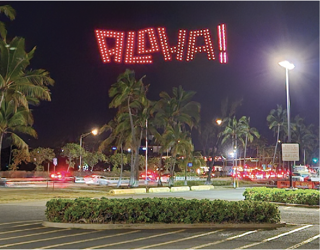 Drone light show