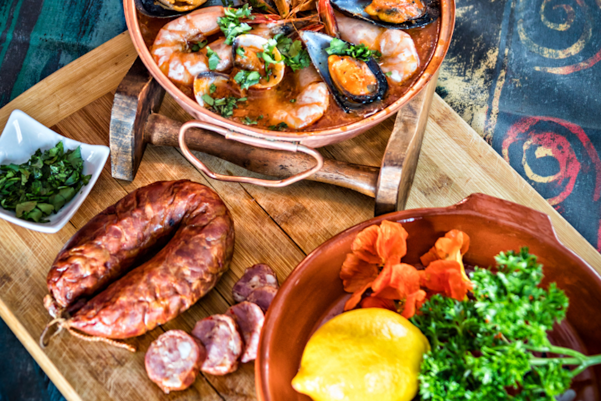 Faria assorted dishes