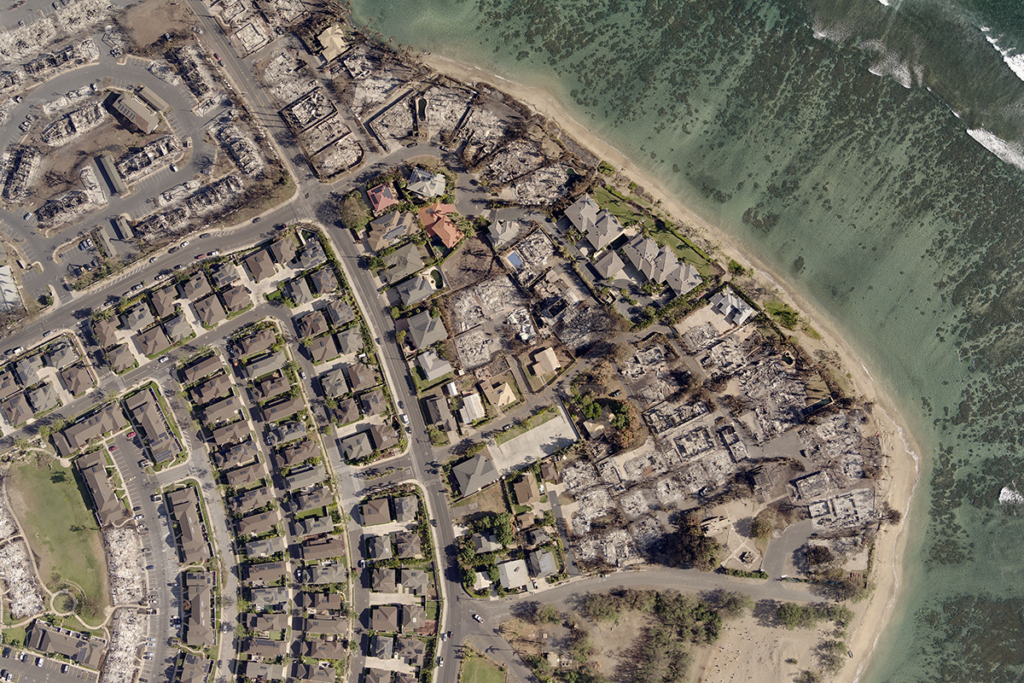 Lahaina Fire Damage Aerial Pc Eagleview Technologies